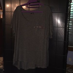 Gray lounge shirt